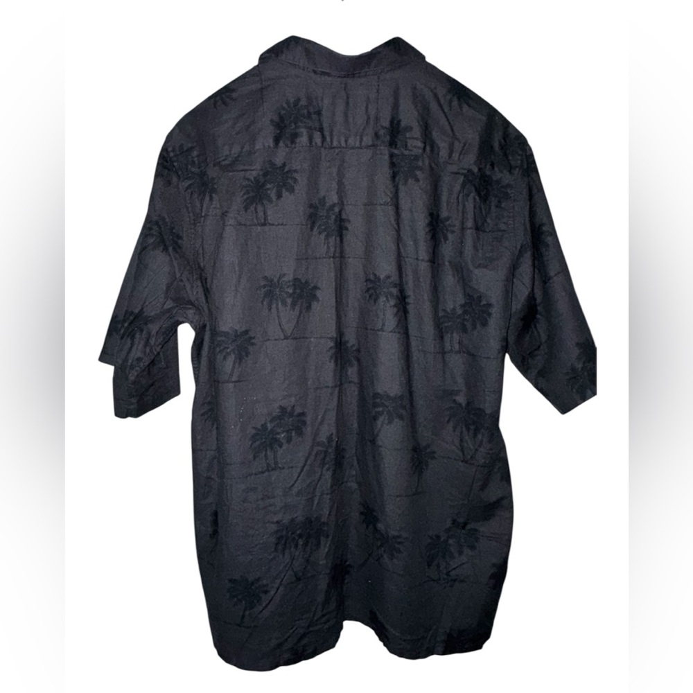 Reyn Spooner MLB All-Star Game Hawaiian Shirt Black Palm Tree Aloha Mens Large - Picture 2 of 5